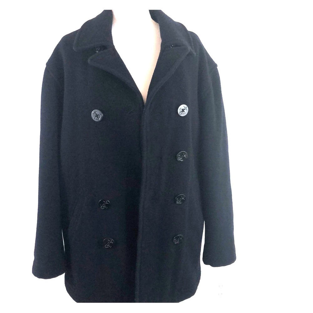 Gap large career winter wool jacket black